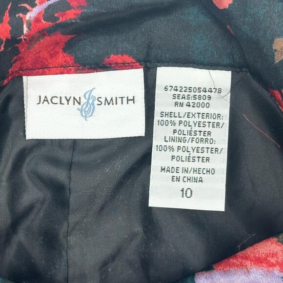Jaclyn Smith Skirt Women Size 10 Multicolor A-Line Floral Lightweight 100 Pol... - Picture 10 of 12